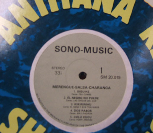 Various - Merengue - Salsa - Charanga | Sono Music (SM 20.019) - 3 Various - Merengue - Salsa - Charanga | Sono Music (SM 20.019) - 3