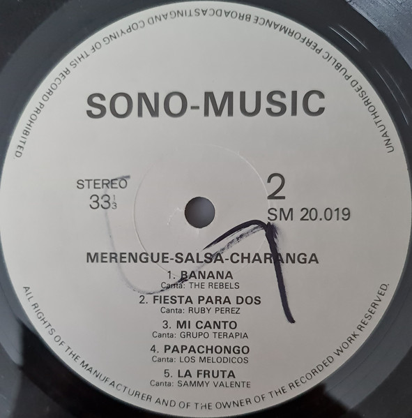 Various - Merengue - Salsa - Charanga | Sono Music (SM 20.019) - 4 Various - Merengue - Salsa - Charanga | Sono Music (SM 20.019) - 4