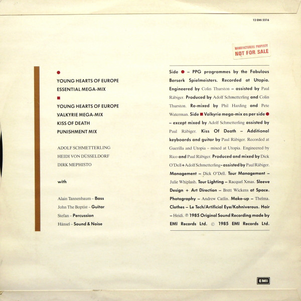 U-BahnX - Young Hearts Of Europe | EMI (12 EMI 5516) - 2