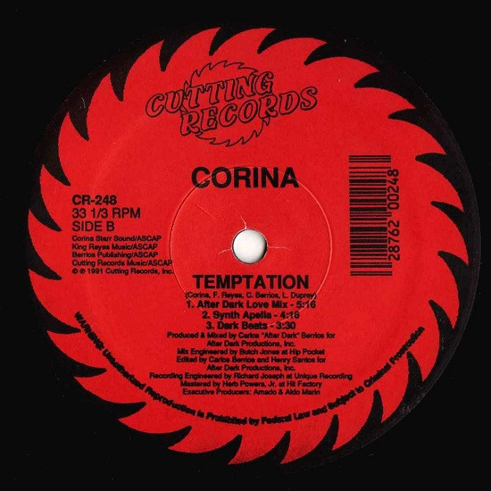 Corina - Temptation | Cutting Records (CR-248) - 4