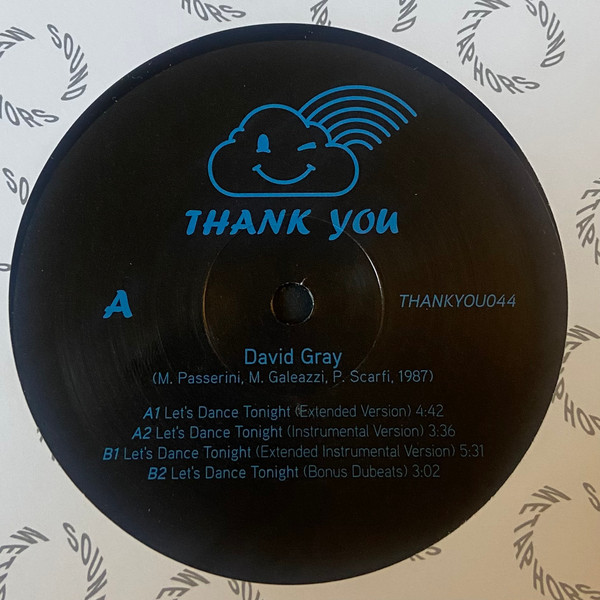 David Gray - Let's Dance Tonight | THANK YOU (THANKYOU044)