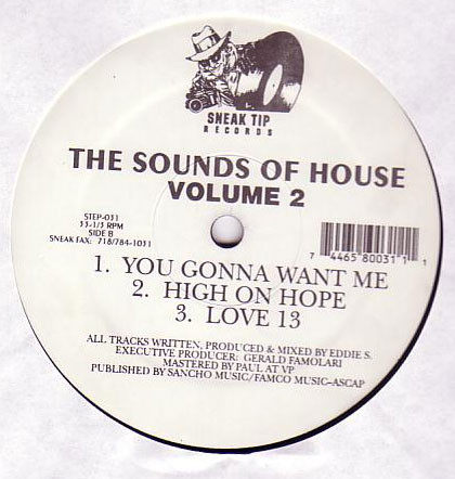 Eddie S. - The Sounds Of House Volume 2 | Sneak Tip Records (STEP-031) - 3