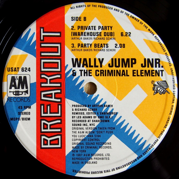 Wally Jump Jnr. & The Criminal Element - Private Party | Breakout (USAT 624) - 4