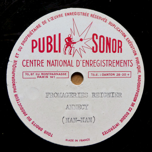 Unknown Artist - Fromageries Reignier (Nan-Nan) | Publi-Sonor (none) - 3