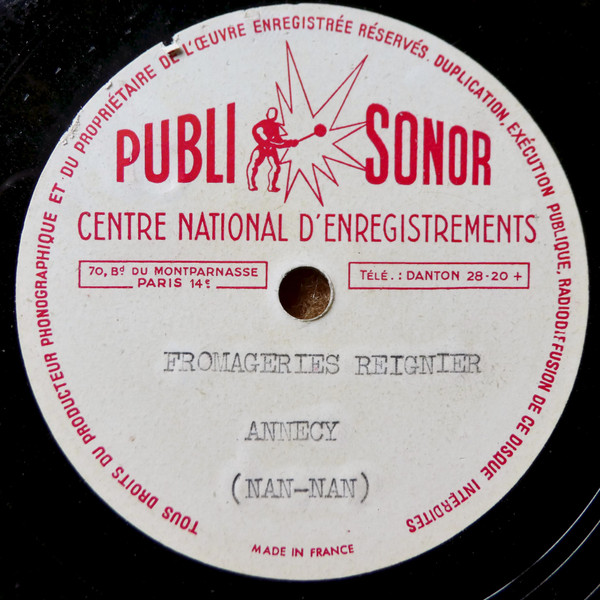 Unknown Artist - Fromageries Reignier (Nan-Nan) | Publi-Sonor (none) - 2