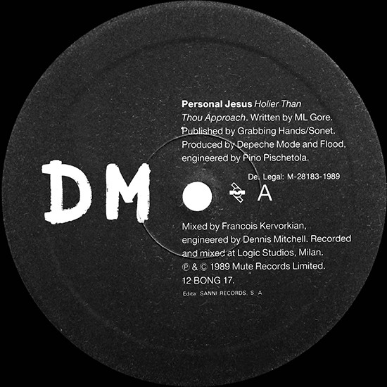 Depeche Mode - Personal Jesus | Sanni Records (12 BONG 17) - 3