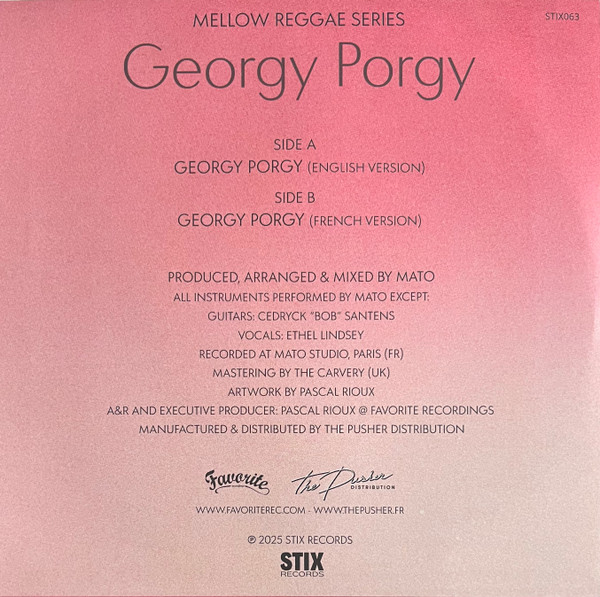 Mato - Georgy Porgy | Stix (STIX 063) - 2