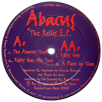 Abacus - The Relics E.P. | Prescription (CD-PRES 006) - main Abacus - The Relics E.P. | Prescription (CD-PRES 006) - main