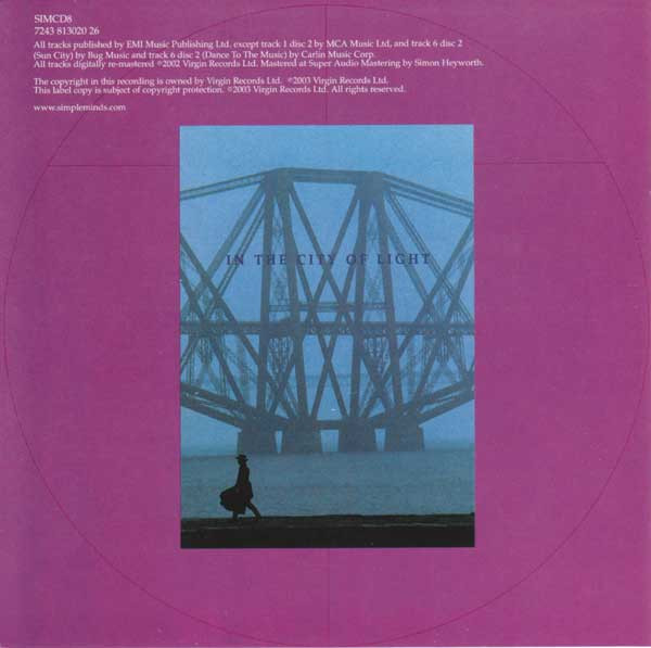 Simple Minds - Live In The City Of Light | Virgin (SIMCD8) - 3