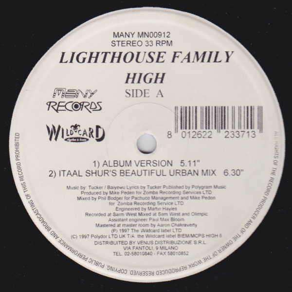 Lighthouse Family - High | Many Records (MN 00912)
