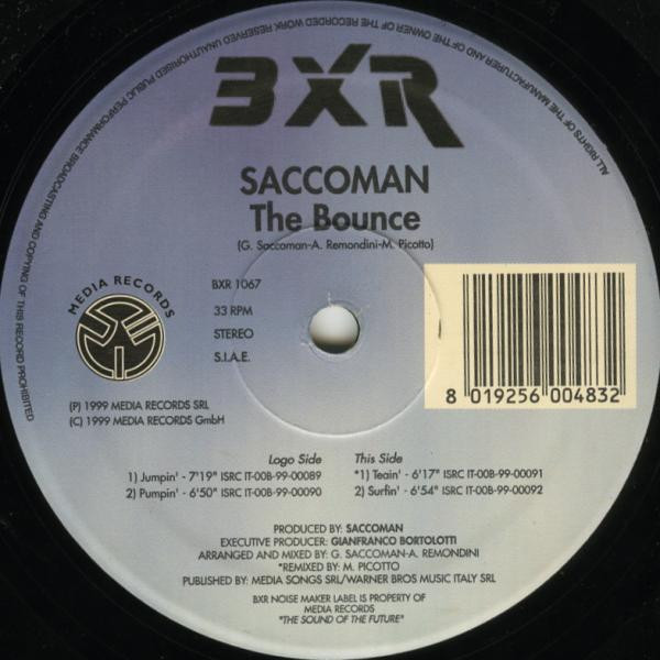 Saccoman - The Bounce | BXR (BXR 1067)
