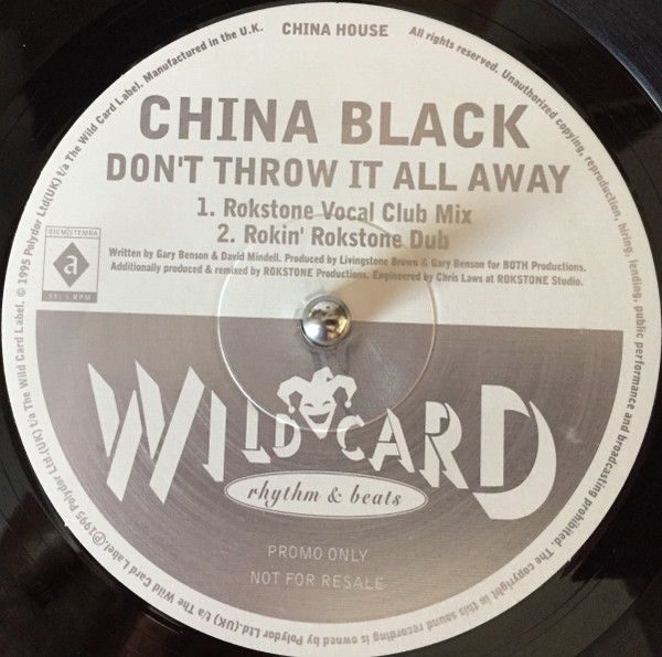 China Black - Don't Throw It All Away | Wildcard (CHINA HOUSE)