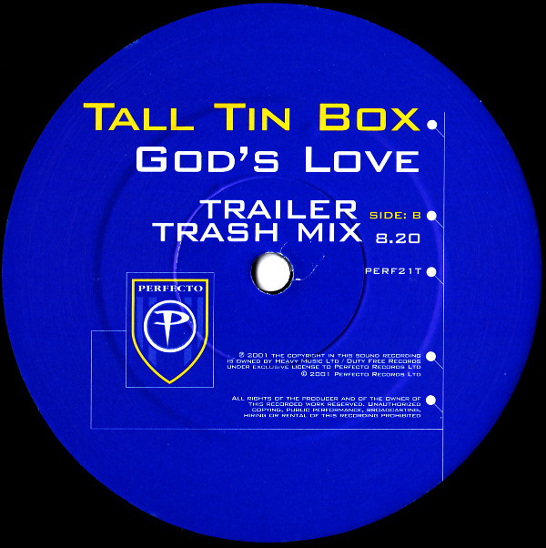 Tall Tin Box - God's Love | Perfecto (PERF 21T) - 4