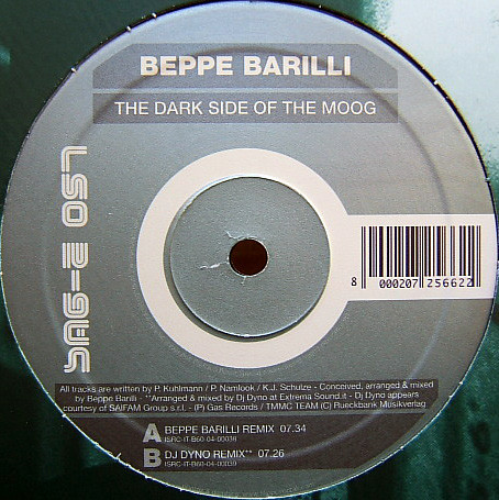 Beppe Barilli - The Dark Side Of The Moog | GAS Europe (SAG-E 057)