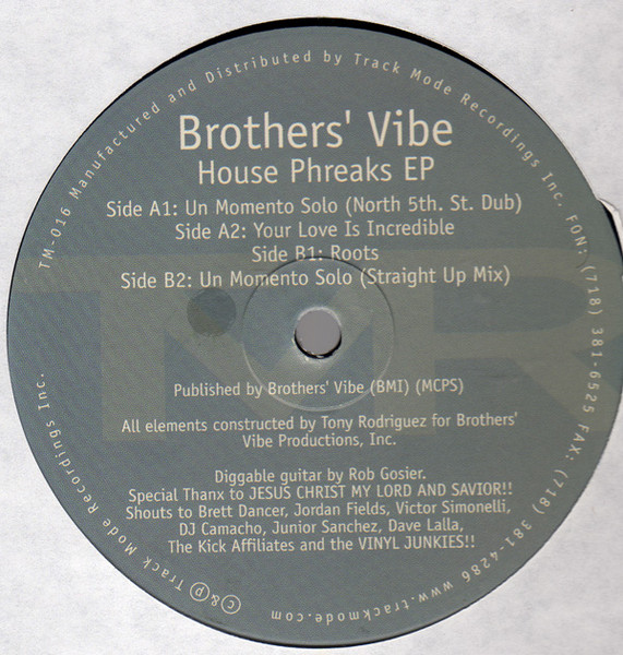 Brothers' Vibe - House Phreaks EP | Track Mode (TM-016)