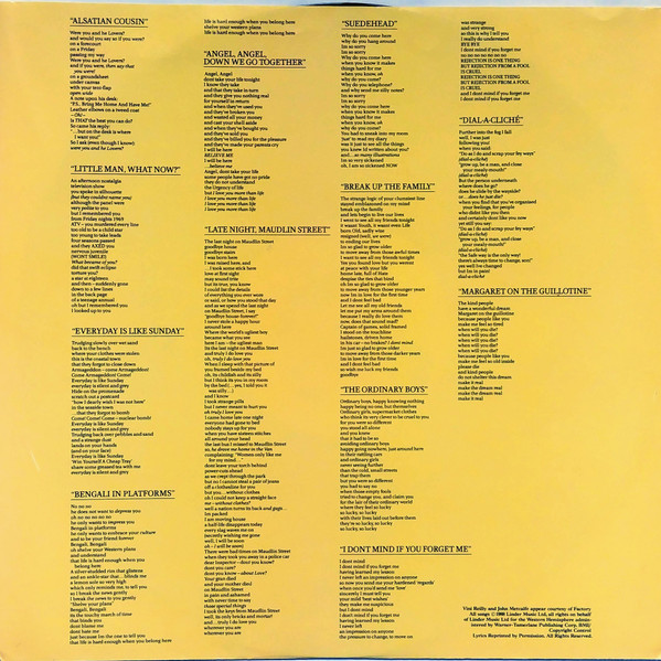 Morrissey - Viva Hate | Sire (25699-1) - 4