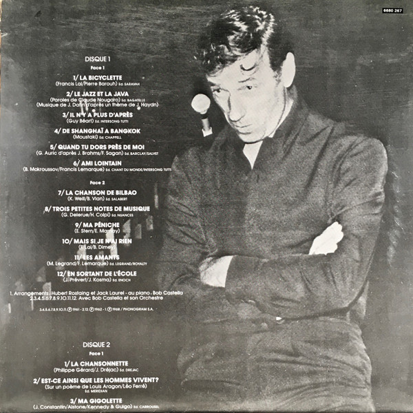 Yves Montand - La Bicyclette | Philips (6680 267) - 2 Yves Montand - La Bicyclette | Philips (6680 267) - 2