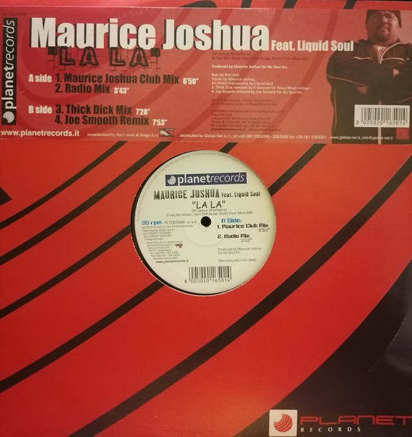 Maurice Joshua Featuring Liquid Soul - La La | Planet Records (PLT065MIX) - 3 Maurice Joshua Featuring Liquid Soul - La La | Planet Records (PLT065MIX) - 3