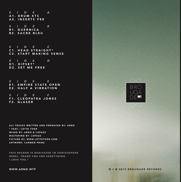 Arno - We Perfectly Understand Each Other Until We Start To Talk | Brouqade Records (BQD047)