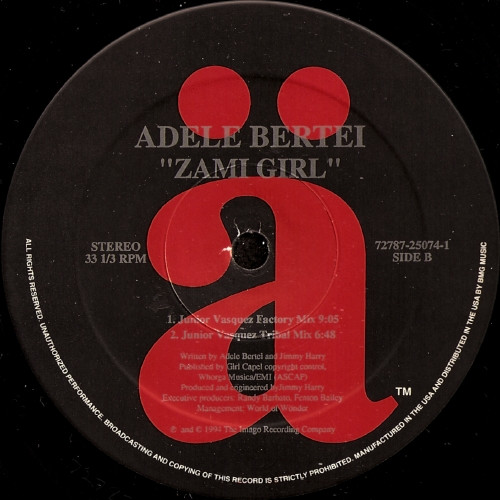 Adele Bertei - Zami Girl | ä (72787-25074-1) - 2 Adele Bertei - Zami Girl | ä (72787-25074-1) - 2
