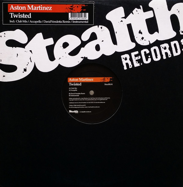 Aston Martinez - Twisted | Stealth Records (Stealth34)