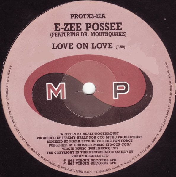 E-Zee Possee Featuring Dr. Mouthquake - Love On Love (Remix) | More Protein (PROTX3-12) - 3