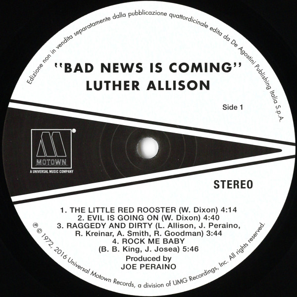Luther Allison - Bad News Is Coming | Motown (none) - 3
