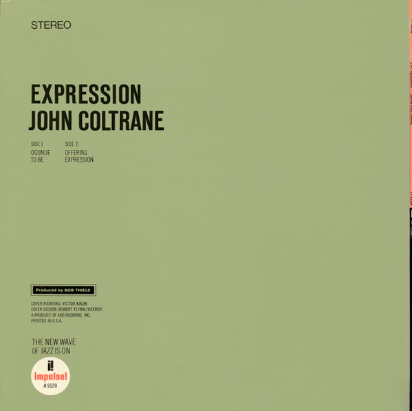 John Coltrane - Expression | Impulse! (AS-9120)
