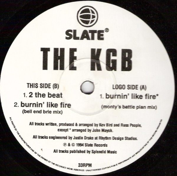 KGB - Burnin' Like Fire | Slate (SLATE 002) - main KGB - Burnin' Like Fire | Slate (SLATE 002) - main