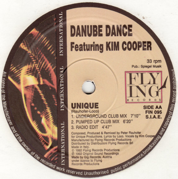 Danube Dance Featuring Kim Cooper - Unique | Flying International (FIN 095) - 2