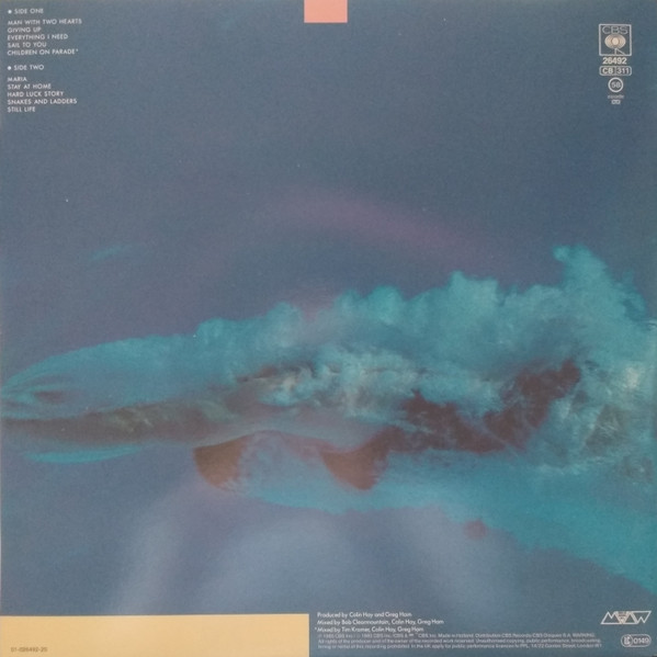 Men At Work - Two Hearts | CBS (26492) - 2