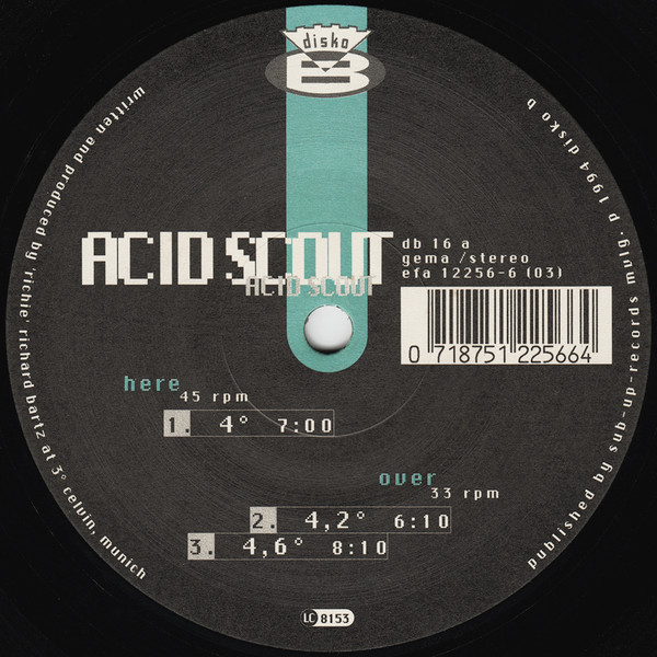Acid Scout - 4° | Disko B (db 16) - main