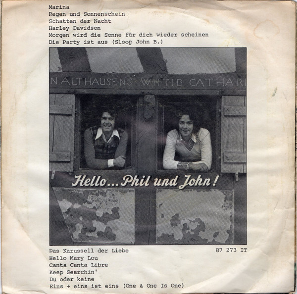 Phil & John - Morgen Wird Die Sonne Für Dich Wieder Scheinen | Hansa (13 011 AT) - main