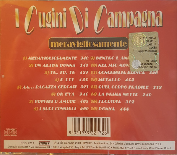 I Cugini Di Campagna - Meravigliosamente | Itwhy (PCD 2217) - 2 I Cugini Di Campagna - Meravigliosamente | Itwhy (PCD 2217) - 2