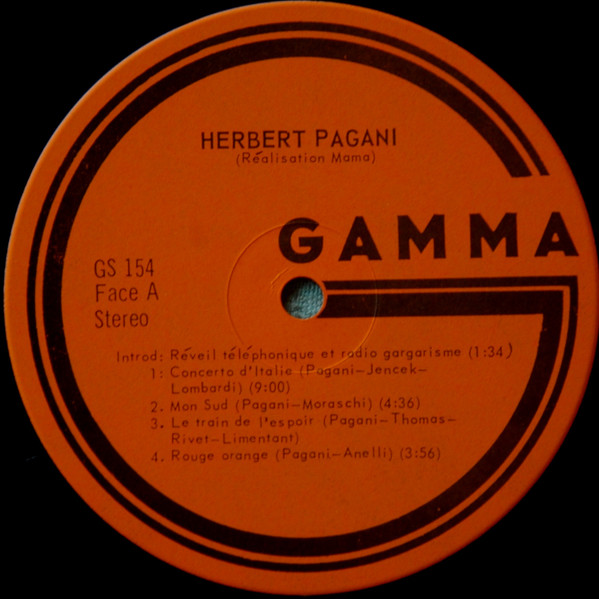 Herbert Pagani - Herbert Pagani | Gamma (GS 154) - 3