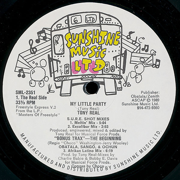 Tony Real - My Little Party | Sunshine Music LTD (SML-2351) - main