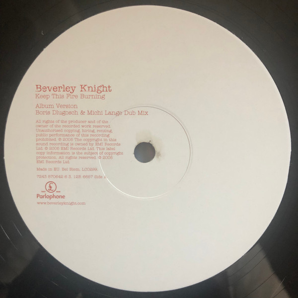 Beverley Knight - Keep This Fire Burning | Parlophone (12R 6657) - 3 Beverley Knight - Keep This Fire Burning | Parlophone (12R 6657) - 3