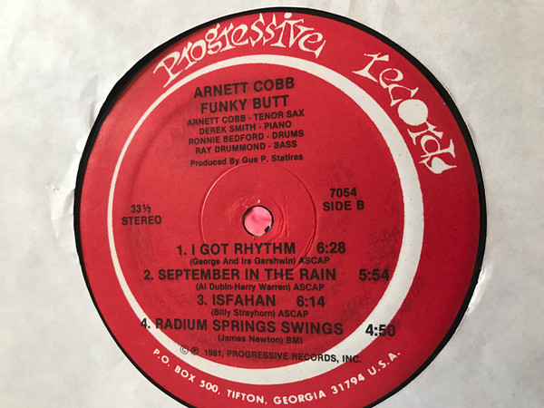 Arnett Cobb - Funky Butt | Progressive Records (P-7054) - 3 Arnett Cobb - Funky Butt | Progressive Records (P-7054) - 3