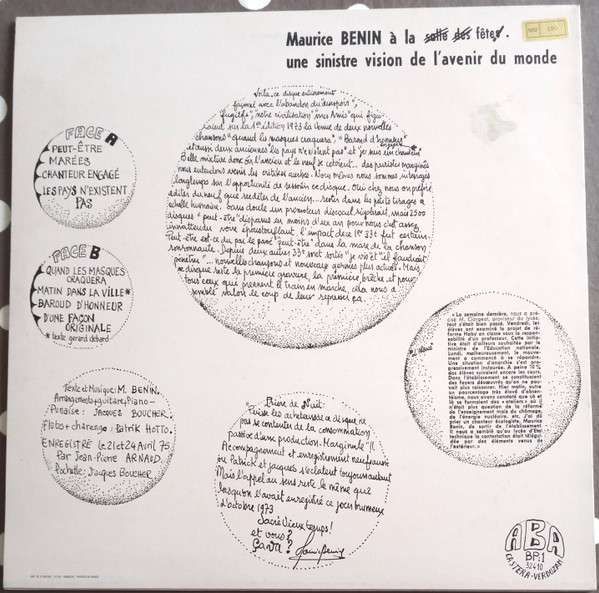 Morice Benin - Peut-Être | ABA (BEN 03) - 2