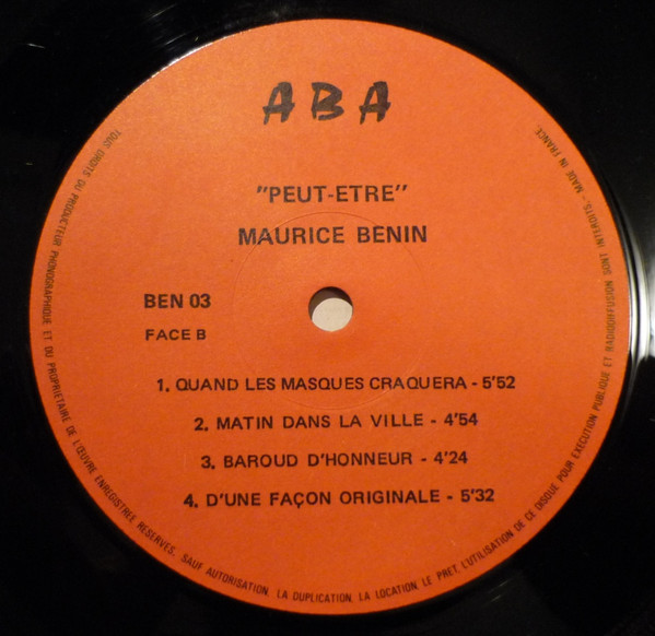 Morice Benin - Peut-Être | ABA (BEN 03) - 3
