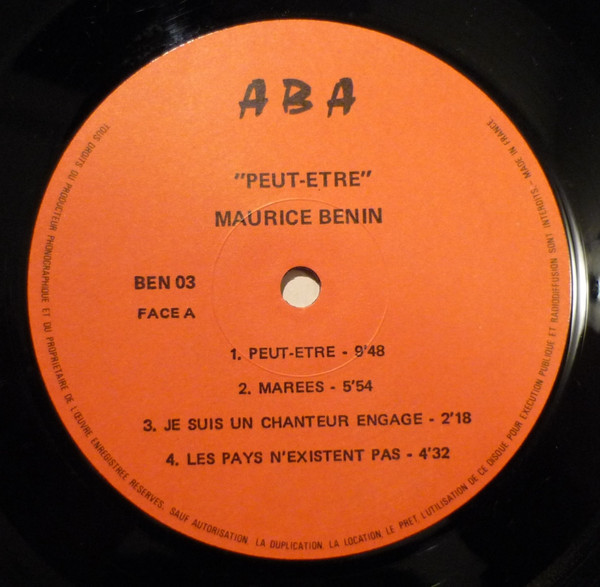 Morice Benin - Peut-Être | ABA (BEN 03) - 4
