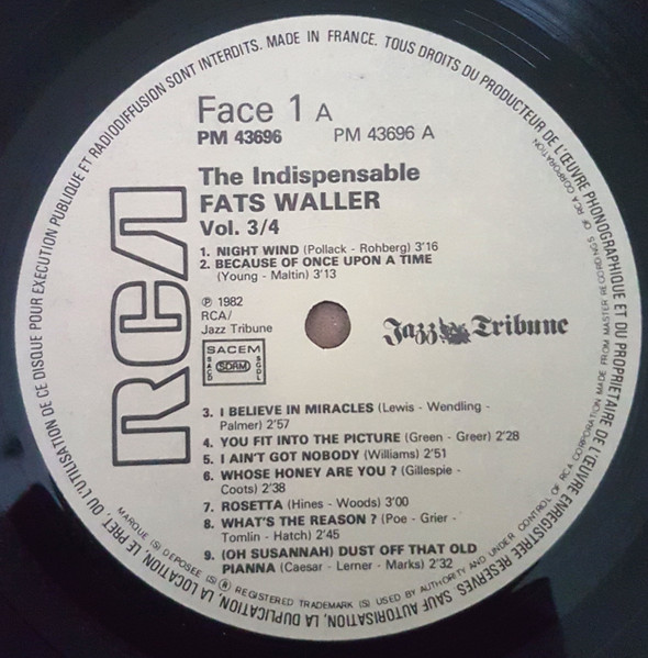 Fats Waller - The Indispensable Fats Waller - Volumes 3/4 (1935-1936) | RCA (PM 43696) - 3 Fats Waller - The Indispensable Fats Waller - Volumes 3/4 (1935-1936) | RCA (PM 43696) - 3