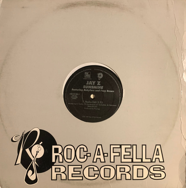 Jay-Z featuring Babyface and Foxy Brown - Sunshine | Roc-A-Fella Records (314 574 923-1) - 3