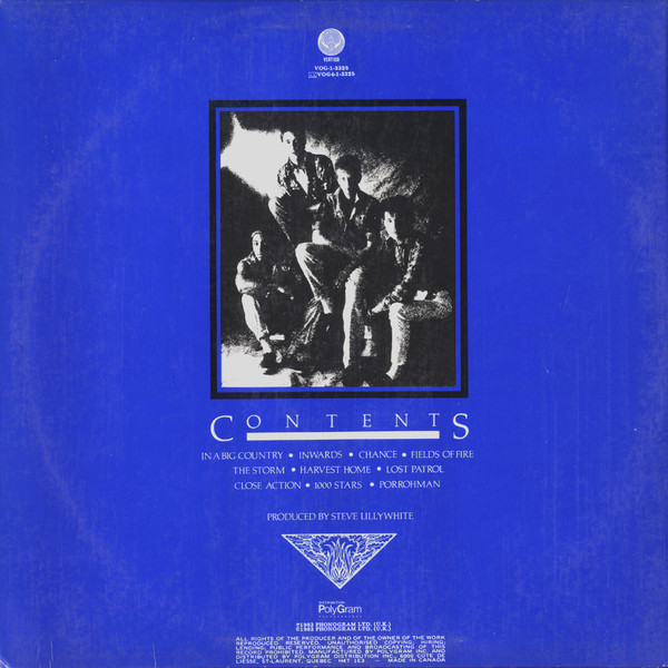 Big Country - The Crossing | Vertigo (VOG-1-3325) - 2