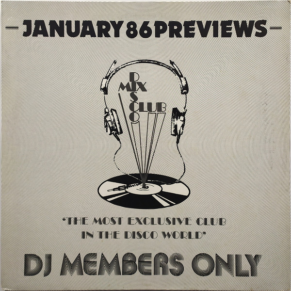 Various - January 86 - Previews | DMC (DMC 036/1)