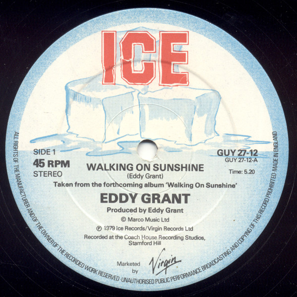Eddy Grant - Walking On Sunshine | ICE (GUY 27-12)