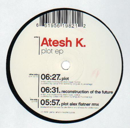 Atesh K. - Plot EP | DJ Sets Records (DJ-Sets 02) - main