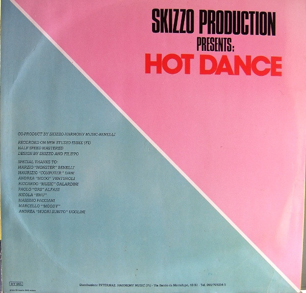 Skizzo And The Incredible Samurai Gang - Hot Dance | Harmony Music (HY 005) - 2