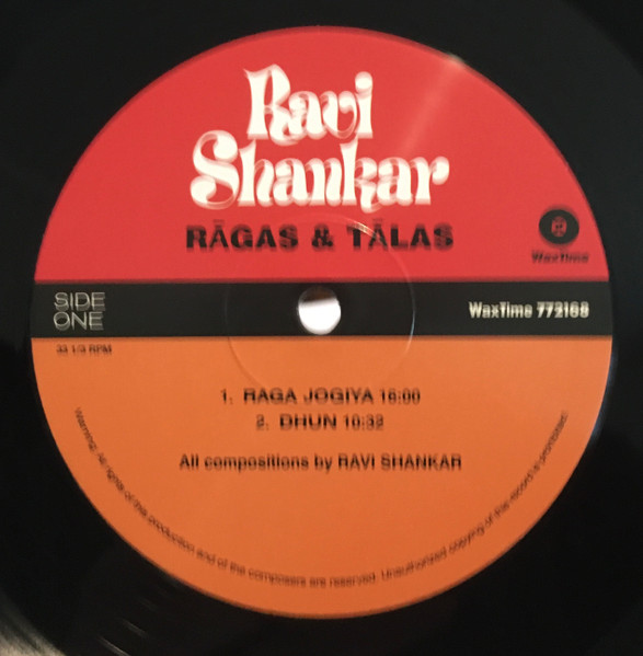 Ravi Shankar , Alla Rakha - Rāgas And Tālas | WaxTime (772168) - 4