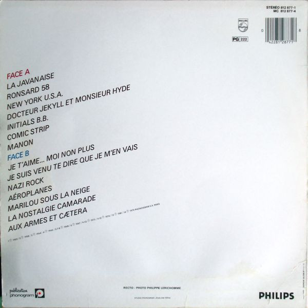 Serge Gainsbourg - 1958 / 25 Ans / 1983 | Philips (812 877-1) - 2